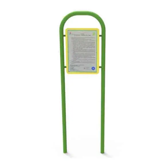 Panneau info - Mobilier Parc Canin